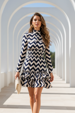 Wild Breeze Tropical Mini Dress