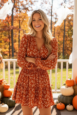 Boho Babe Floral Mini Dress