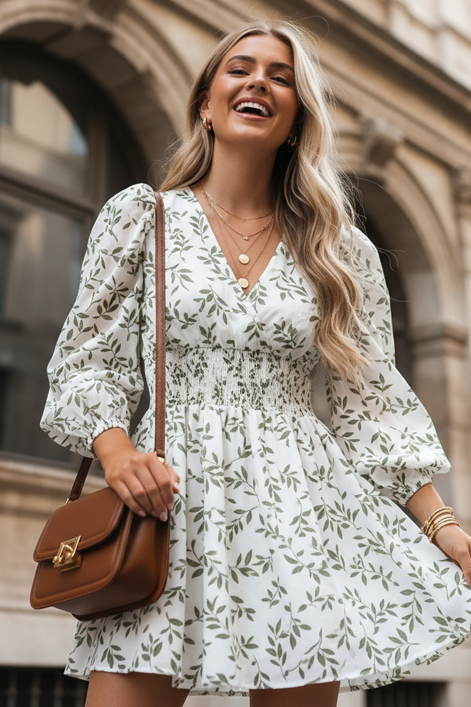 Darling Detail Ornate Mini Dress