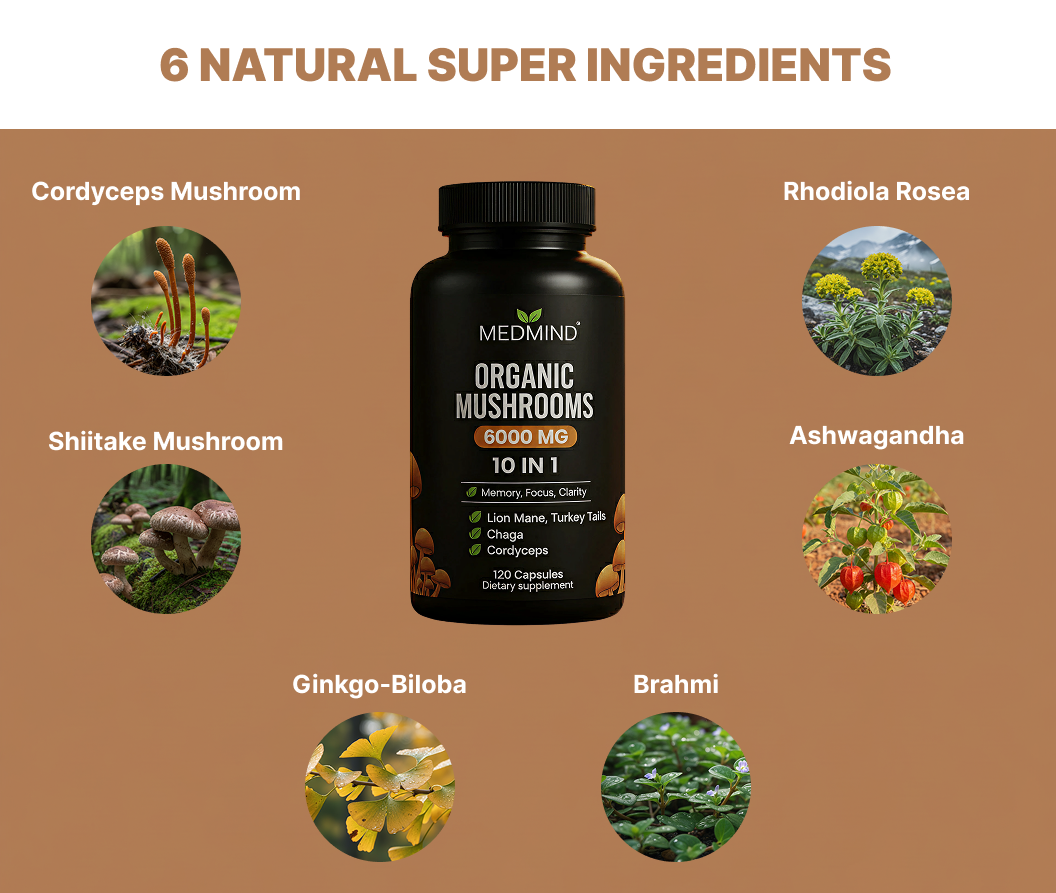 Organic Mushroom 10 in 1
